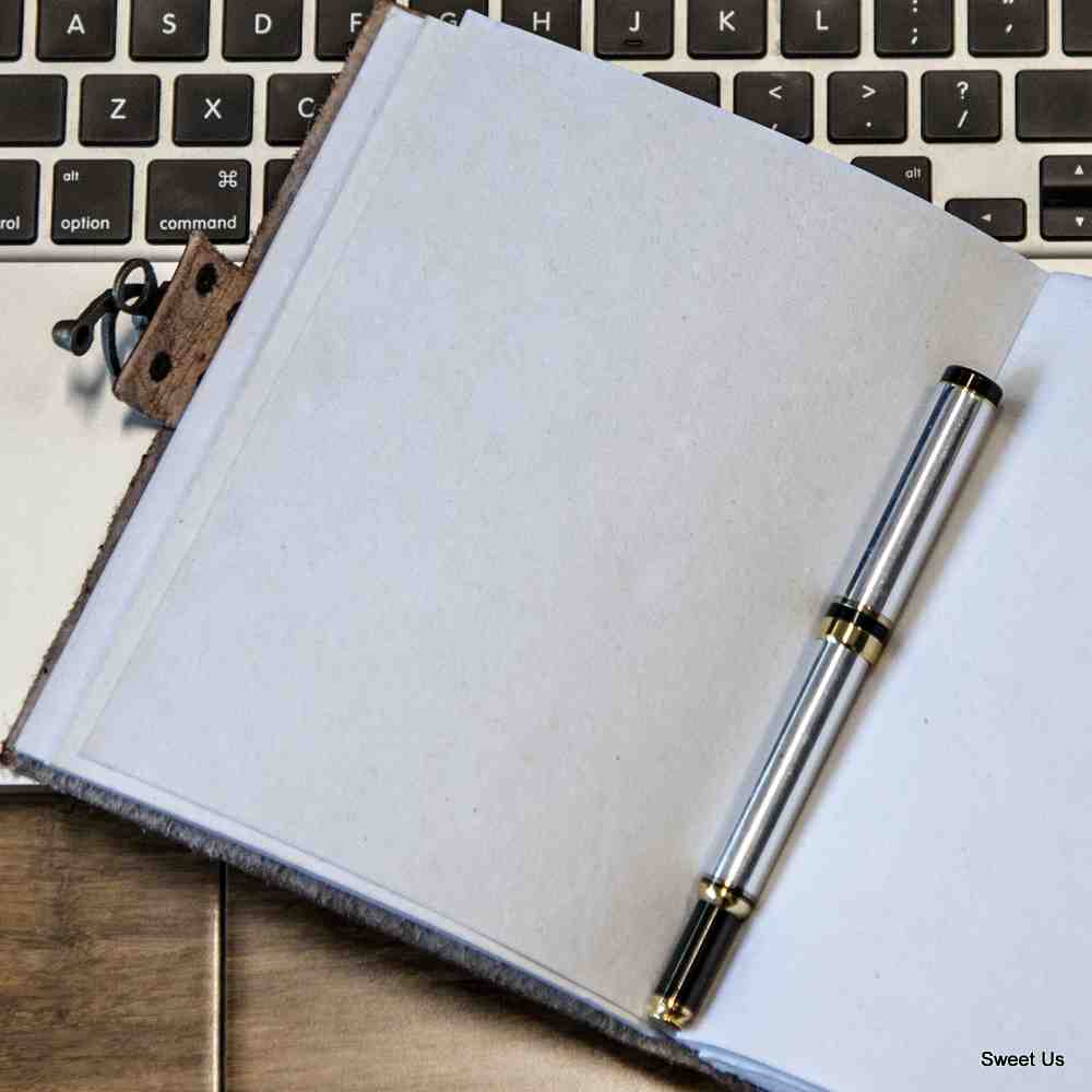 Leather Journal Celtic Triquetra Notebook Travel Diary Notepad Art Sketchbook