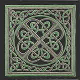 Handmade Expandable Celtic Wheel of Life 100% Cotton Tote Bag Shopping Work Bag 16x17 - Sweet Us