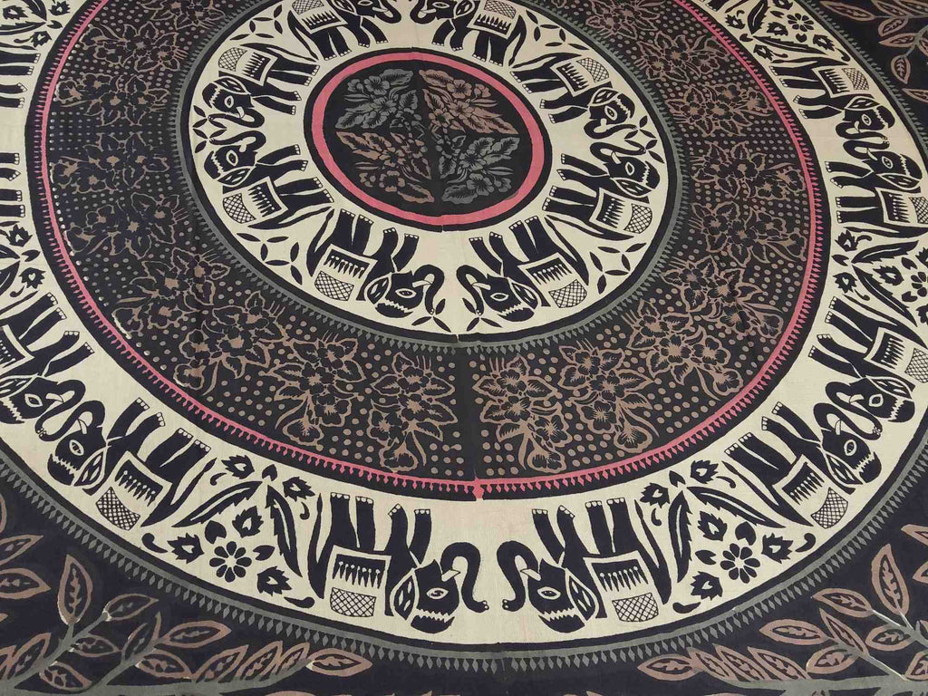 Jungle Print Cotton Tapestry Wall Hanging Tablecloth Spread Throw 88 x 104 inch - Sweet Us