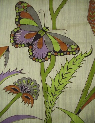 Handmade 100% Cotton Butterfly Floral Print Tapestry Tablecloth Spread 88x104 - Sweet Us