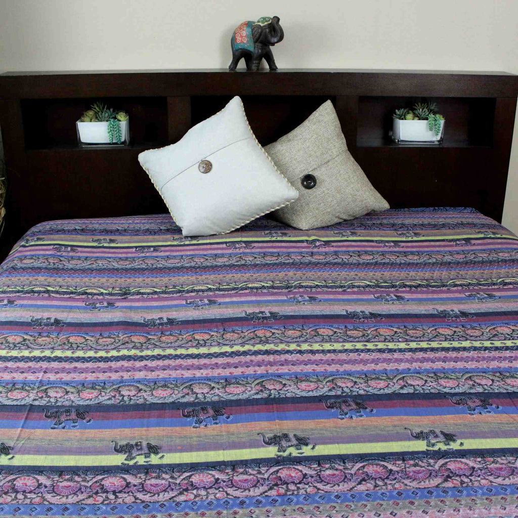 Paisley Tapestry Elephant Wall Hanging Bedspread Tablecloth Twin Full Queen - Sweet Us
