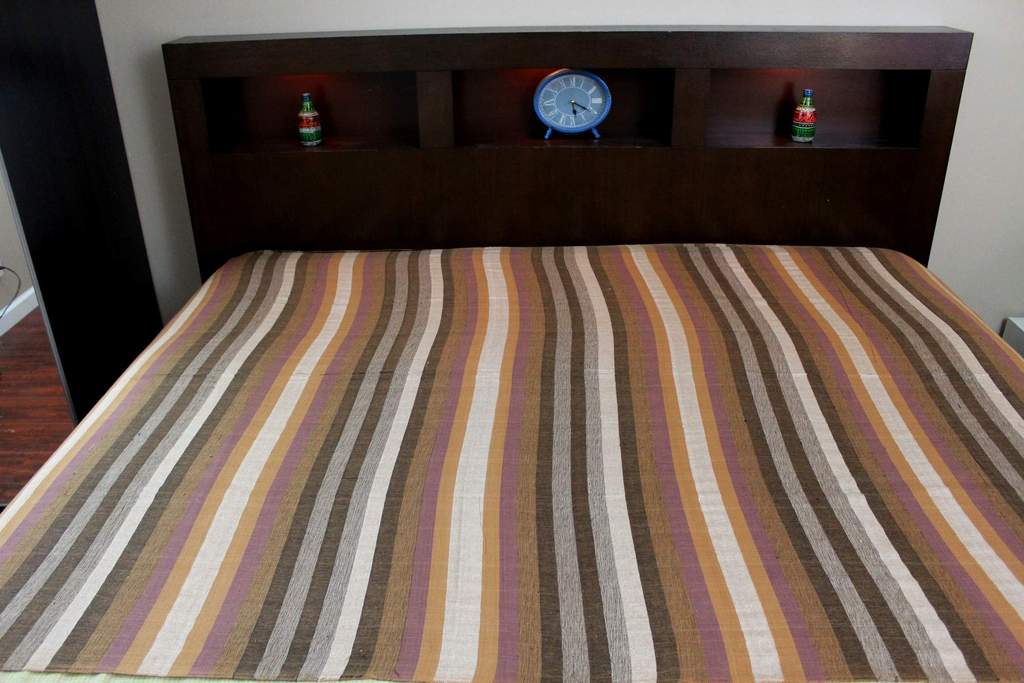 Striped Cotton Tablecloth Rectangle Thin Spread Tapestry Full Red Blue Green - Sweet Us