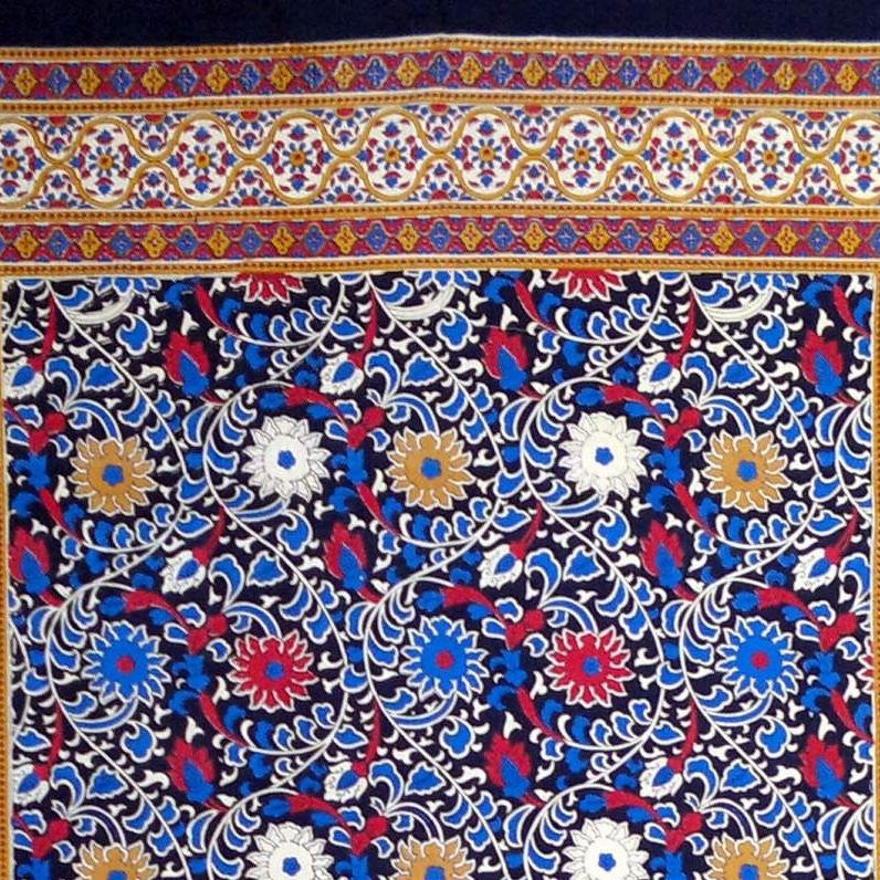 Handmade Cotton Sunflower Tapestry Throw Bedspread Tablecloth Full Yellow Black - Sweet Us