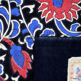 Cotton Sunflower Floral Tablecloth Rectangle 70x104 Black Blue Red