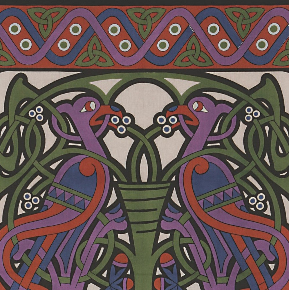 Handmade 100% Cotton Celtic Knot Parrot Tapestry Tablecloth Spread Full 88x106 - Sweet Us