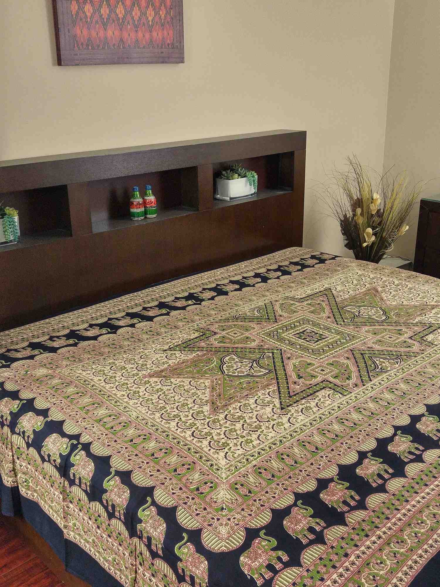 Tapestry Wall Hanging Bedspread Full Cotton Tablecloth Thin Beach Blanket Beige Tan - Sweet Us