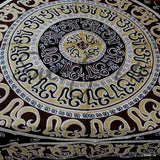 Light weight Mandala Om Print Tablecloth Rectangle, Brown