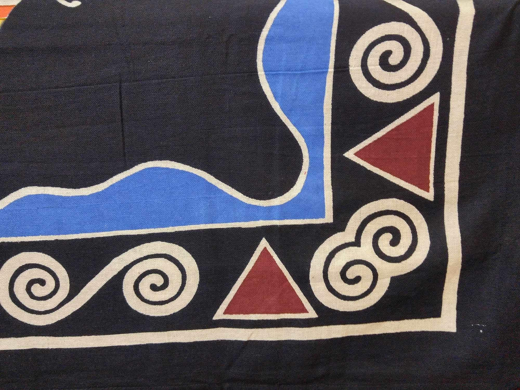 Handmade Cotton Hand Block Print Butterfly Bedspread Coverlet Bed Sheet Tapestry Tablecloth Twin Black - Sweet Us