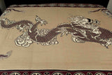 Handmade Cotton Asian Dragon Tapestry Tablecloth Coverlet Bedspread Twin 70x104 - Sweet Us