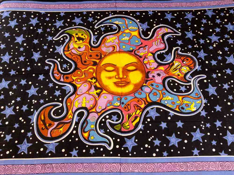 Cotton Yoga Meditation Dorm Tapestry Wall Hang Tablecloth Rectangle Beach Sheet - Sweet Us