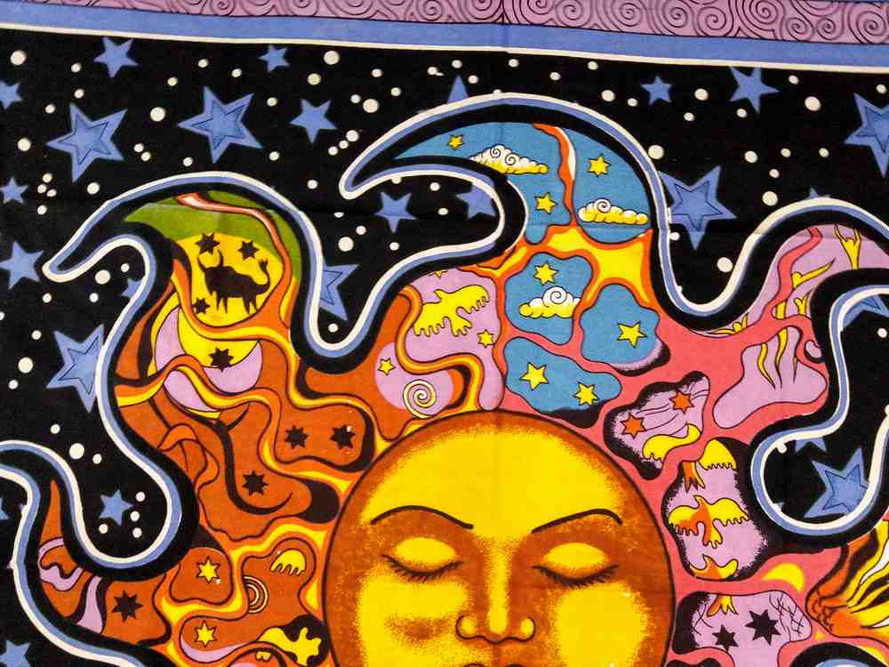 Cotton Yoga Meditation Dorm Tapestry Wall Hang Tablecloth Rectangle Beach Sheet - Sweet Us