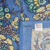 Floraison de Luxe Cotton French Country Floral Tablecloth, Sunlit Serenity