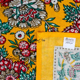 Cotton French Country Floral Tablecloth Collection Yellow Table Linen