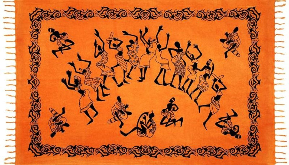 Handmade Cotton Tribal Dance Cotton Tapestry Tablecloth Coverlet Bedsheet 55x85