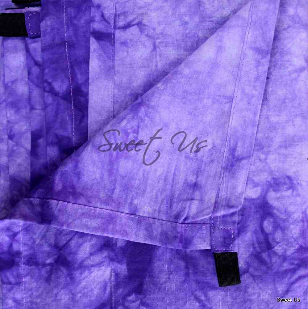 Cotton Tie-Dye Tapestry Hippie Bohemian Tree of Life Wall Hang Blue, Purple