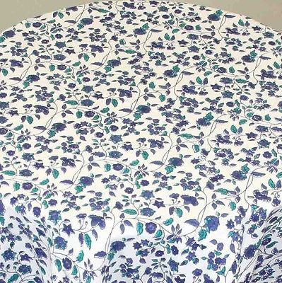 CLEARANCE SALE 100% Cotton Handmade 72" Round Fleur De Lis Floral Tablecloth - Sweet Us