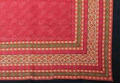 CLEARANCE SALE Gorgeous Handmade Calico 100% Cotton Tablecloth Rectangular 60x90 - Sweet Us