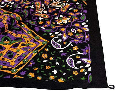 Handmade 100% Cotton 3D Purple Star Fabric Poster Mini Tapestry 30x45 with Loops - Sweet Us