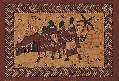 Tribal Print Cotton Tapestry Tablecloth Coverlet Bedspread Wall Hang 55x85 - Sweet Us