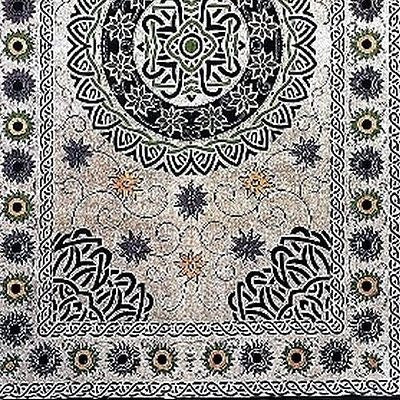 Handmade 100% Cotton Celtic Mandala Sunflower Tapestry Spread Neutral 70x104 - Sweet Us