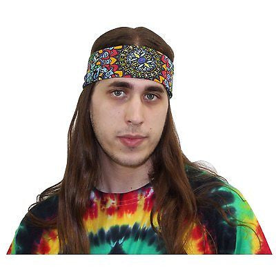 Grateful Dead Terrapin Dance Cotton Bandana Scarf Headscarf 22x22 inches - Sweet Us