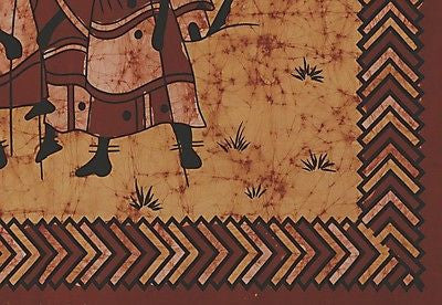 Tribal Print Cotton Tapestry Tablecloth Coverlet Bedspread Wall Hang 55x85 - Sweet Us