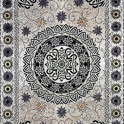 Handmade 100% Cotton Celtic Mandala Sunflower Tapestry Spread Neutral 70x104 - Sweet Us