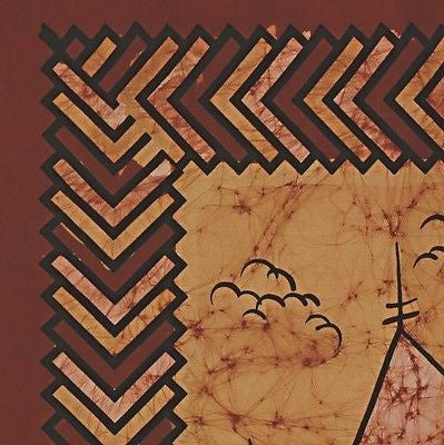 Tribal Print Cotton Tapestry Tablecloth Coverlet Bedspread Wall Hang 55x85 - Sweet Us