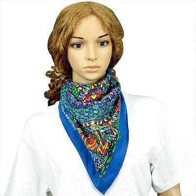 Grateful Dead Terrapin Dance Cotton Bandana Scarf Headscarf 22x22 inches - Sweet Us