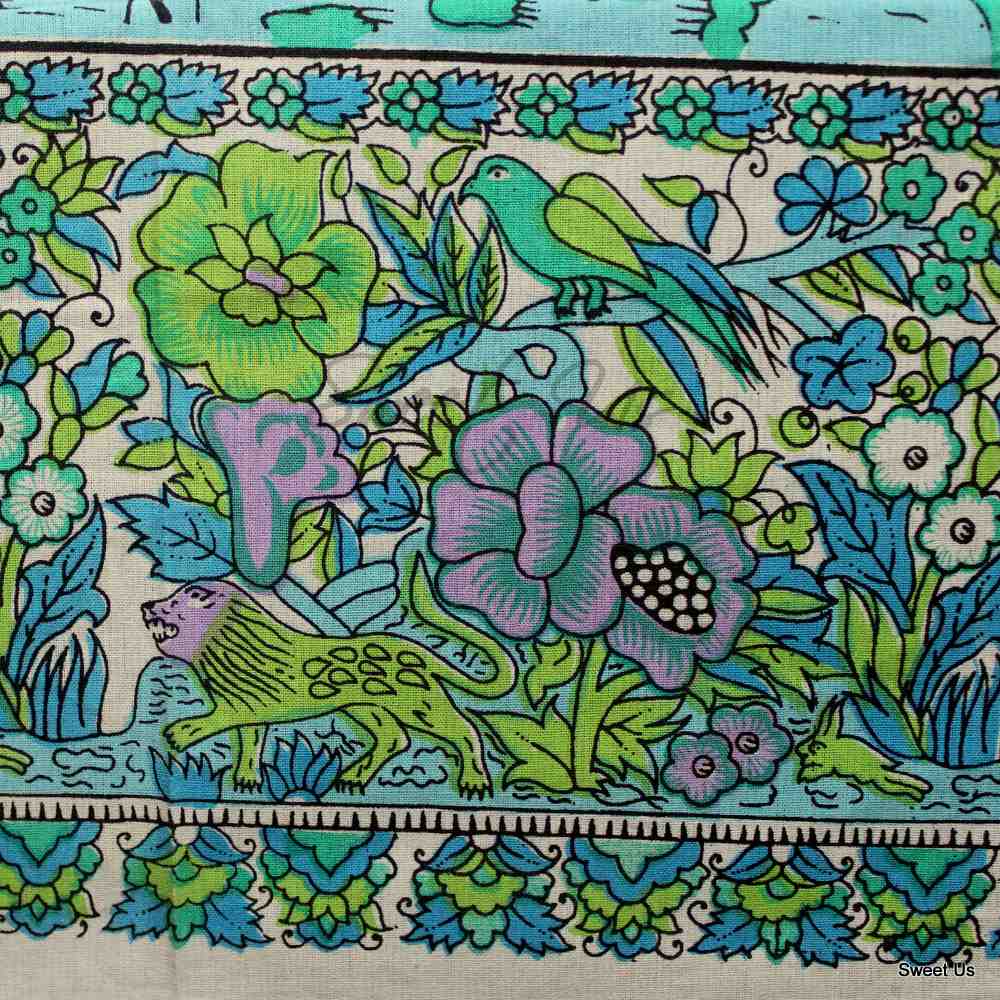 Tree of Life Tablecloth for Square Tables Cotton Floral Kitchen Dining Table Linen