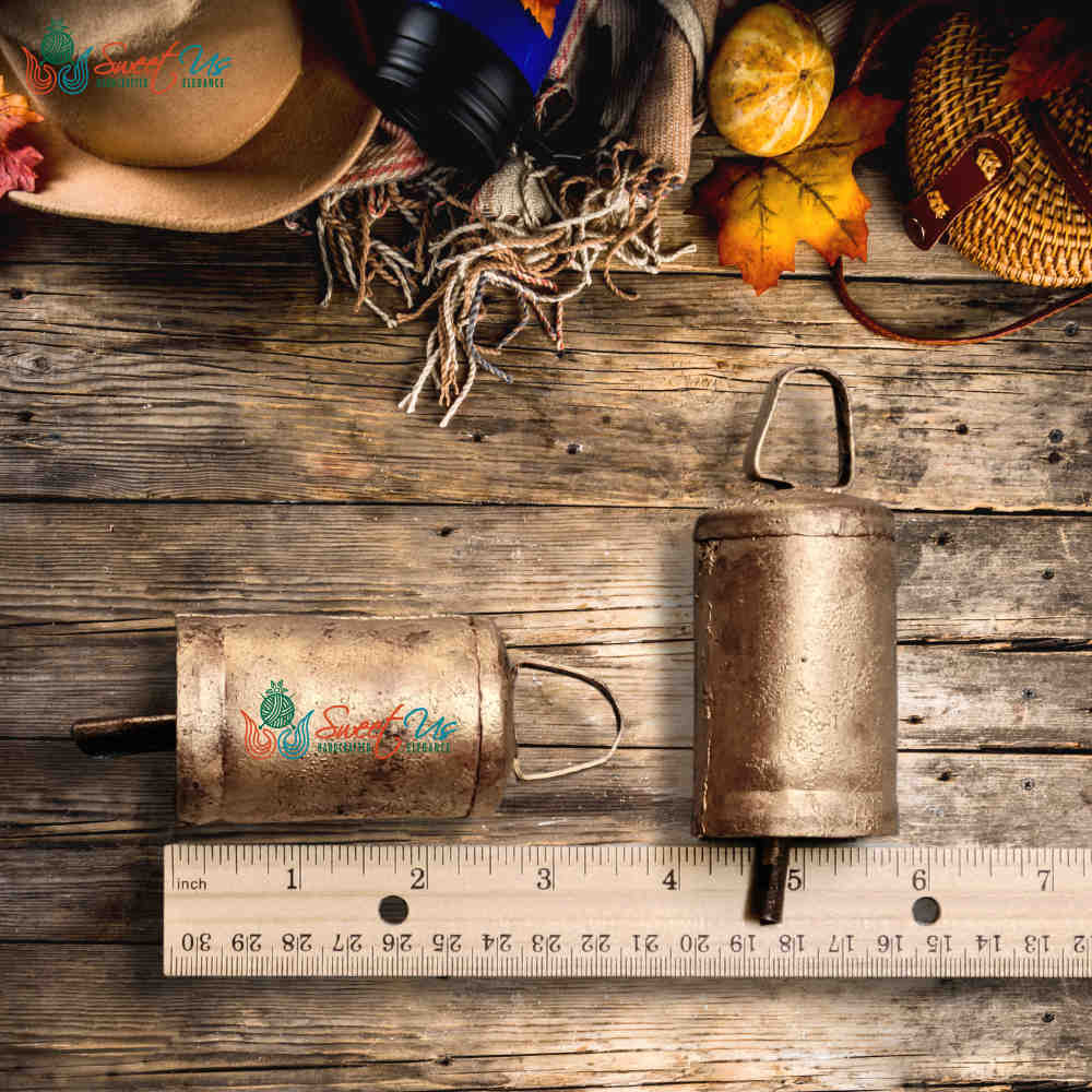 Rustic Vintage Chic Jingle Sleigh Bells Meditation Craftwork Christmas Décor