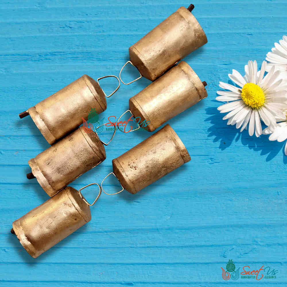 Rustic Vintage Chic Jingle Sleigh Bells Meditation Craftwork Christmas Décor