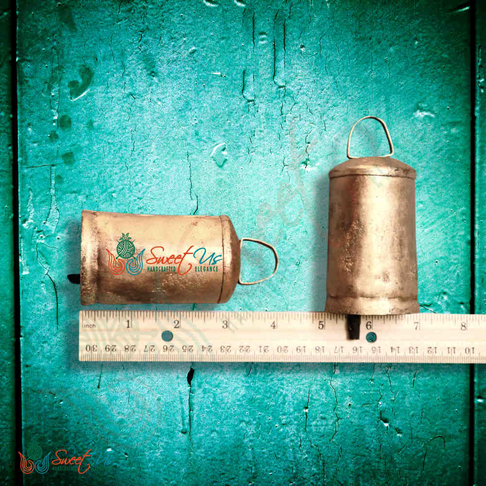 Rustic Vintage Chic Jingle Sleigh Bells Meditation Craftwork Christmas Décor