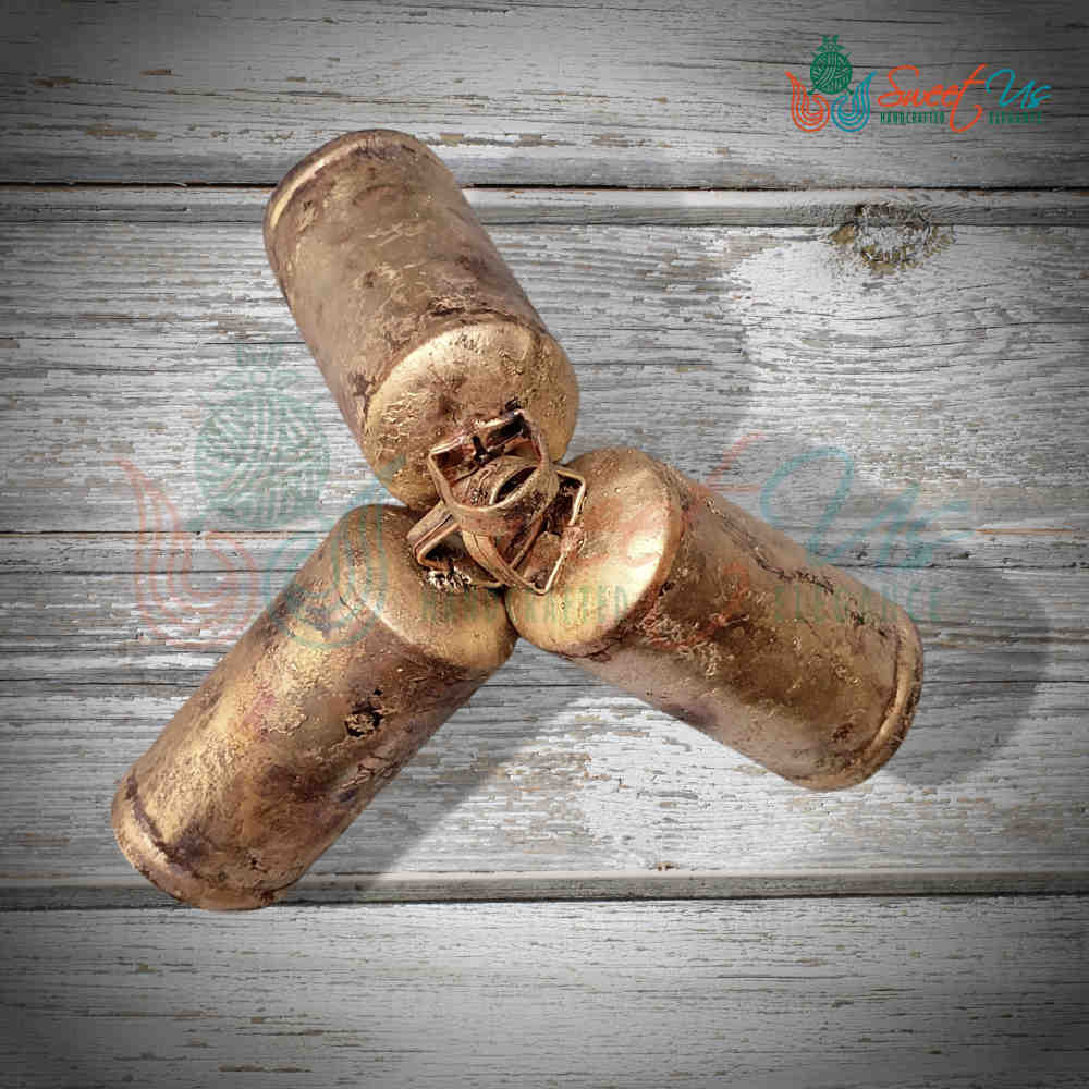 Rustic Vintage Chic Barrel Bells - Meditation, Craftwork Garden Christmas Décor