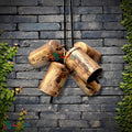 Rustic Straight Tin Bells — 2.5" — Set of 6