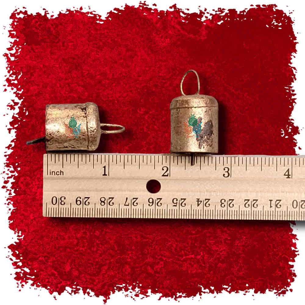 Rustic Vintage Chic Sleigh Jingle Bells for Meditation Craftwork Christmas Décor