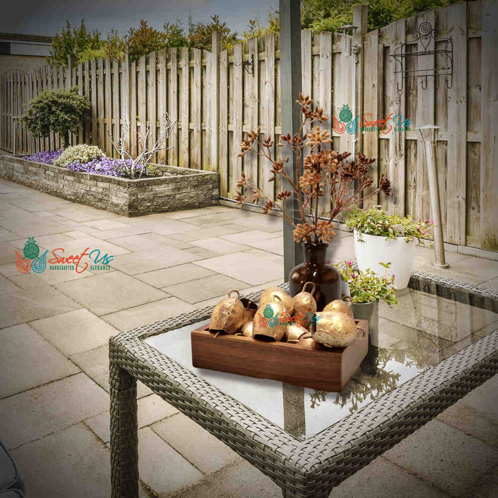 12 pcs Mongolian Vintage Jingle Bells, Rustic Antique Tin Bells, Cow Bells