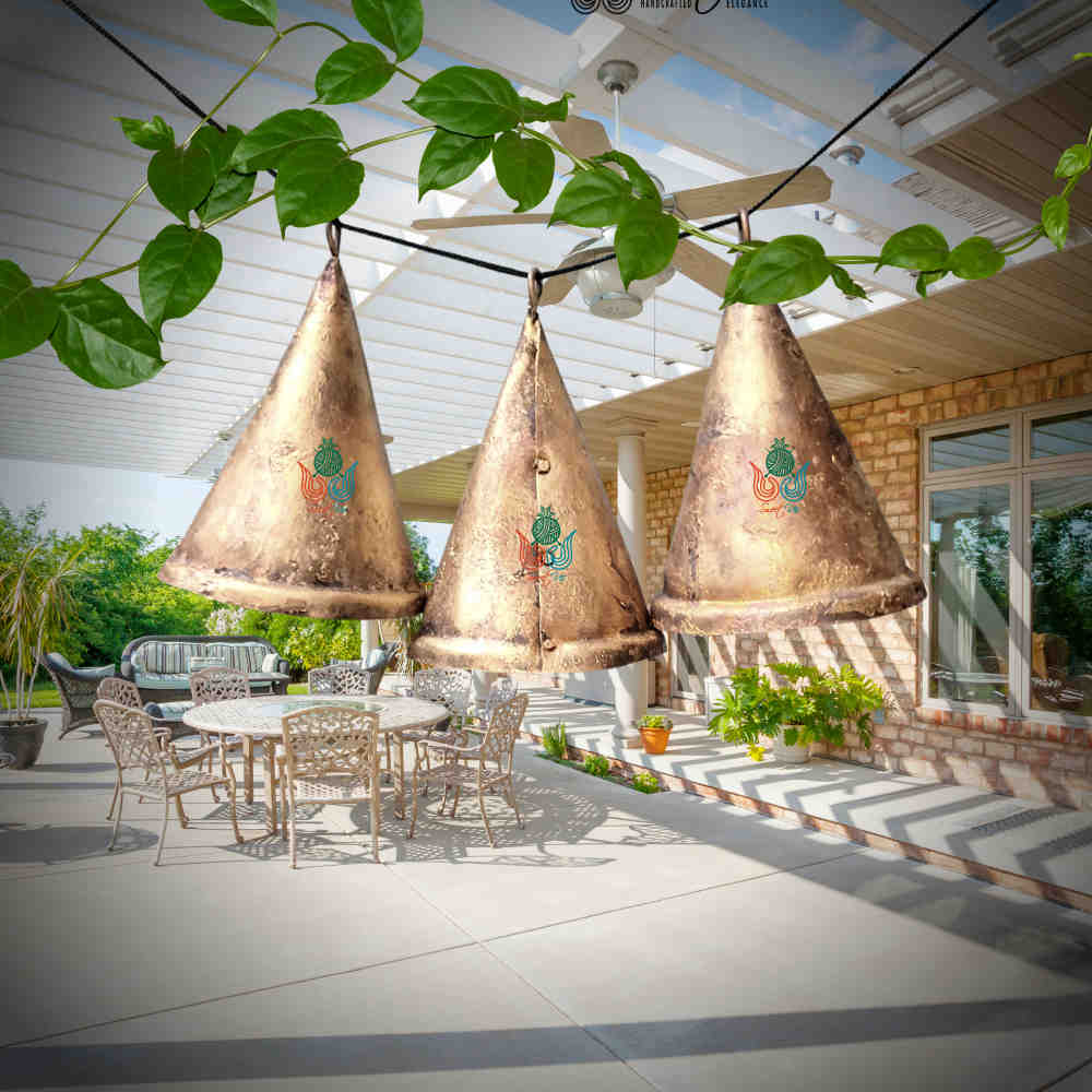 Vintage Rustic Cone Bells, Antique Cow Bells, Christmas Décor, Musical Jingles