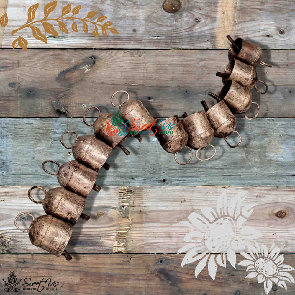 Rustic Vintage Chic Gifted Dome Bells for Meditation Craftwork Christmas Décor