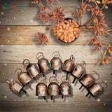 Rustic Vintage Chic Gifted Dome Bells for Meditation Craftwork Christmas Décor