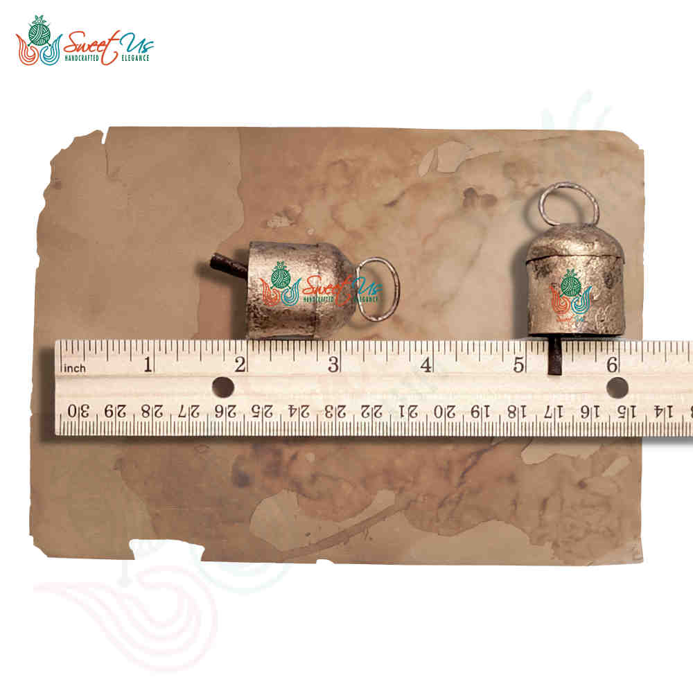 Rustic Vintage Chic Gifted Dome Bells for Meditation Craftwork Christmas Décor