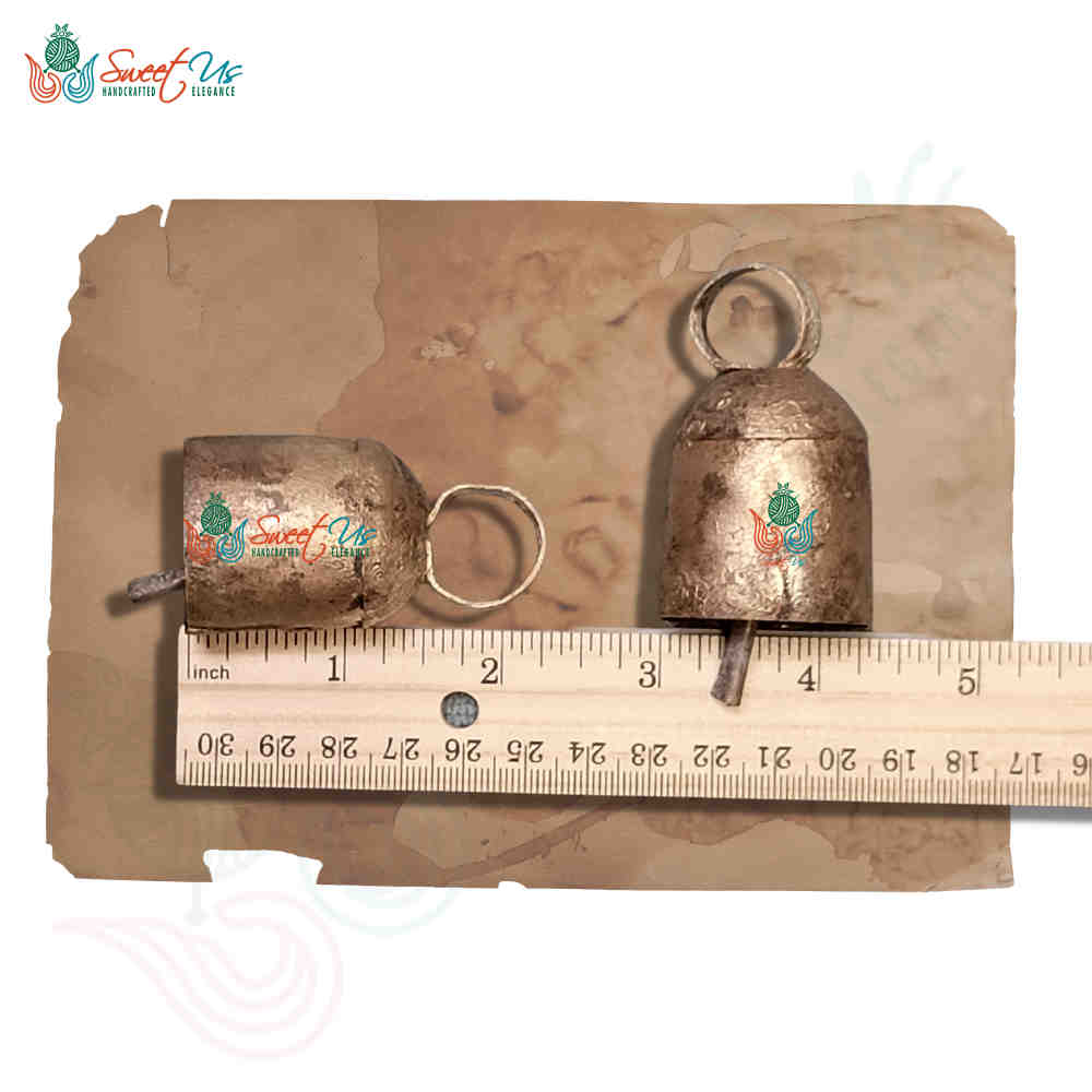 Rustic Vintage Chic Gifted Dome Bells for Meditation Craftwork Christmas Décor
