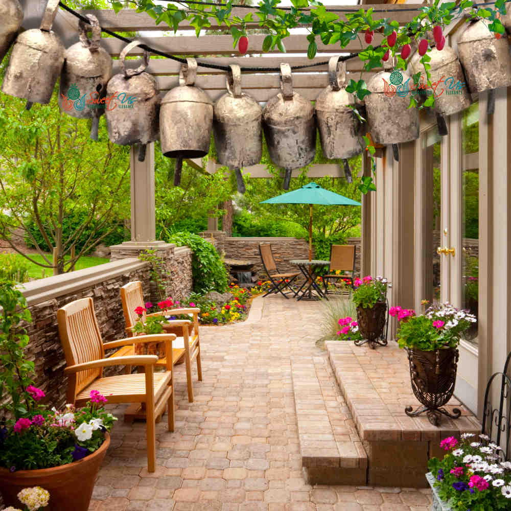 Rustic Vintage Chic Gifted Dome Bells for Meditation Craftwork Christmas Décor