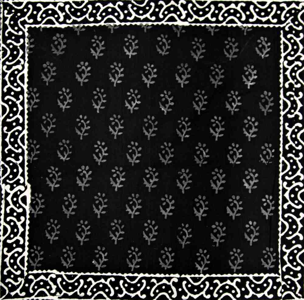 Cotton Hand Block Print Floral Buti Napkin Table Linen