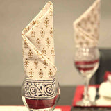 Cotton Hand Block Print Floral Buti Placemat Napkin Table Linen - Sweet Us
