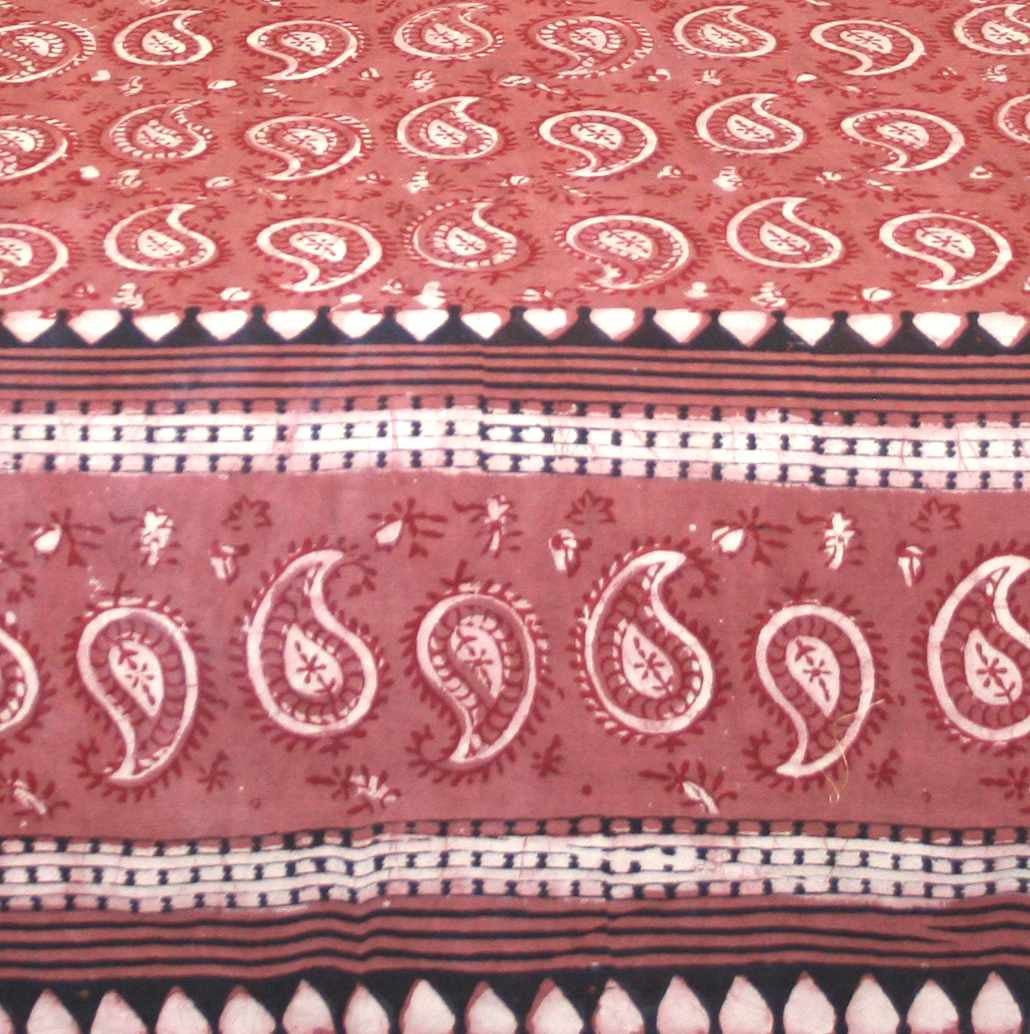 Dabu Block Print Paisley Handmade Reversible 100% Cotton Duvet Cover Queen King - Sweet Us