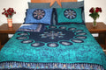 Handmade Cotton Reversible Duvet Cover Multi Batik Paisley Mandala 100% Cotton Full Queen King - Sweet Us